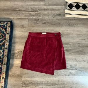 Maroon skirt